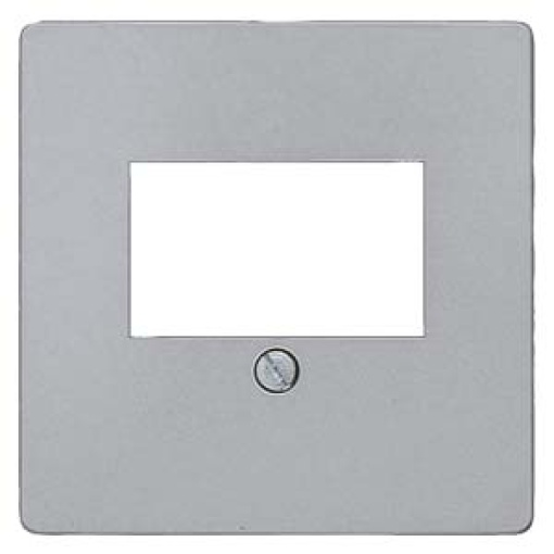 DELTA i-system cover plate for TAEloudspeaker connection socket, aluminum me...