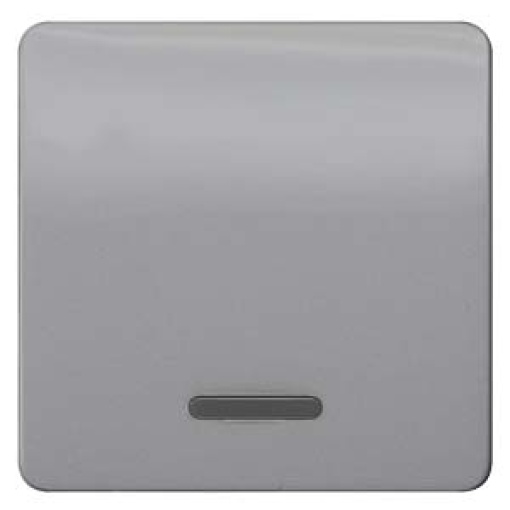 DELTA profil rocker with window for pilot lampOFFtwo-way switch, silver