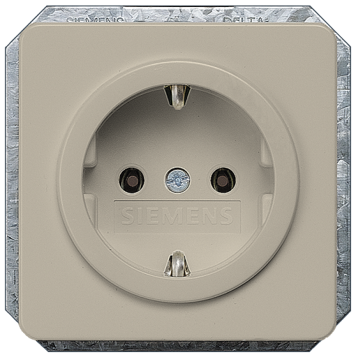 DELTA profil socket cover without insert, champagne