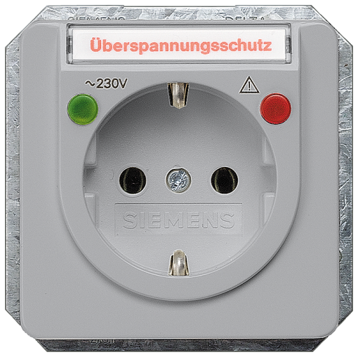 DELTA profil socket outlet with hinged lidlabeling field and incr. touch pro...