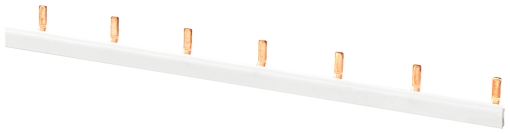 Pin busbar 1PH 10 mm2, 54 MW gray, pin busbar, 1-phase straight, 10 mm2, 54 MW