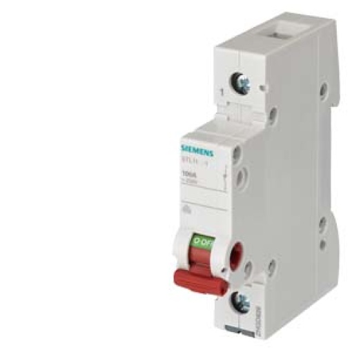 OFF switch 100 A 1-pole, with red handle