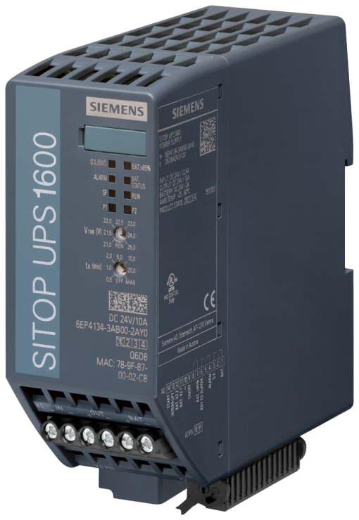 Uninterruptible power supply SITOP UPS1600, 24 V DC10A with IEPN