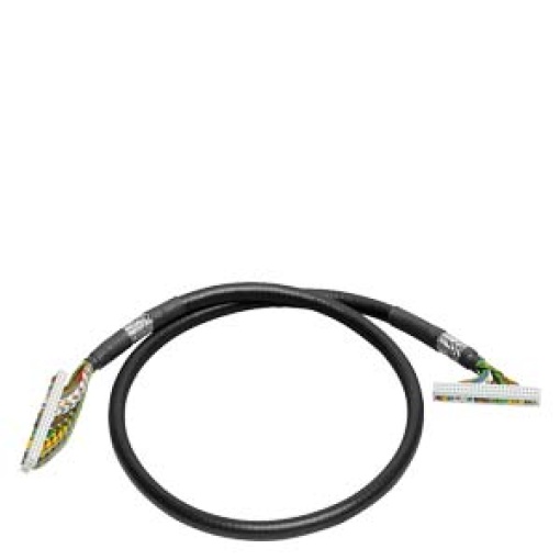 Round cable 50-pin assembled, shielded 50-pin, 5 m