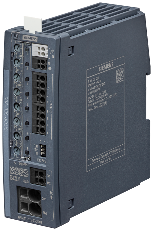 SITOP SEL1200 sel. module, 24VDC8x1-5A w. com. sign. contact or diagn. monitor