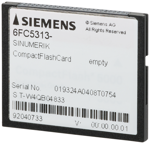 SINUMERIK COMPACTFLASH CARD 8GB EMPTY