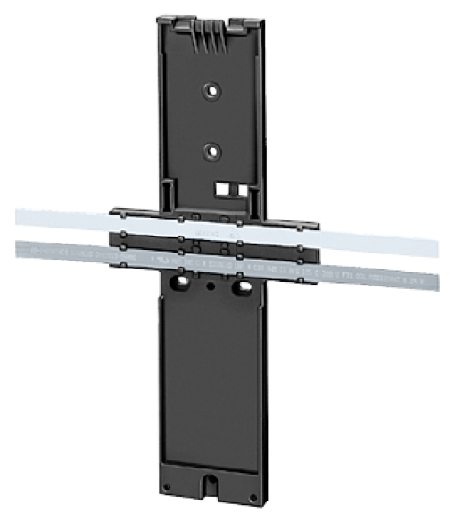 Mounting plate for compact starter for holding the shaped cable for AS-i and ...