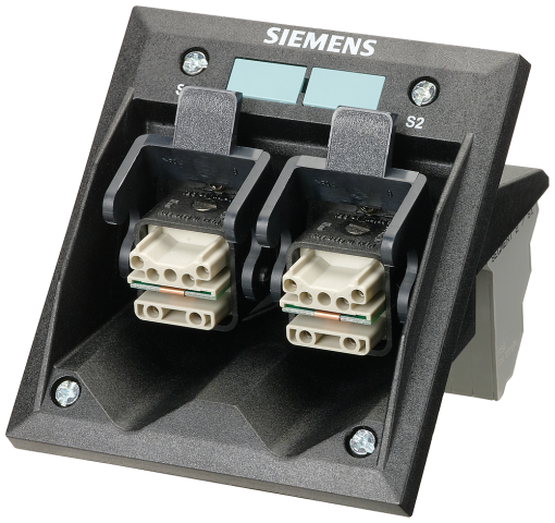 ECOFAST hybrid fieldbus connection PROFIBUS, IP20IP65, CUCU, infeed