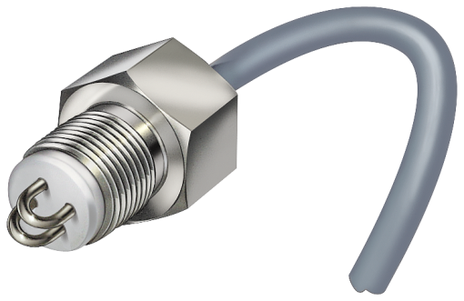 2-pole bow electrode, for lateral installation, for level monitoring