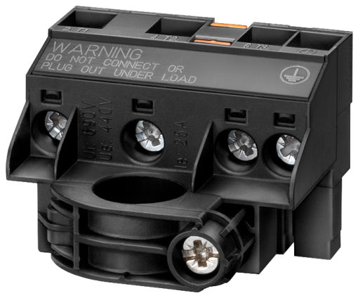 Motor feeder connector for connection module for 3RT2.1 and 3RT2.2