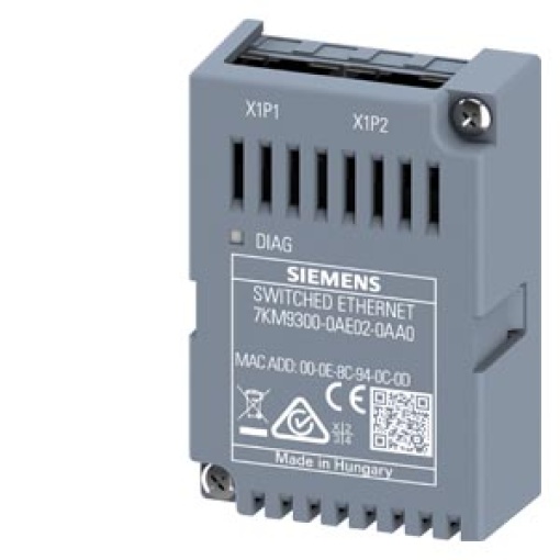 Expansion module Switched Ethernet PROFINET V3, plug-in, for 7KM PAC3200