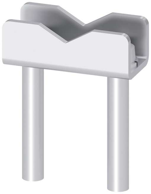 Saddle terminal 150 - 300 mm2, for size NH3 with screw connection, accessory