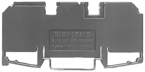 Isolating terminal thermoplast screw-type terminal two-sided without test soc...