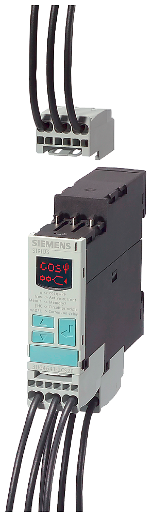 Digital monitoring relay cos-phi and current monitoring from 90 to 690 V AC