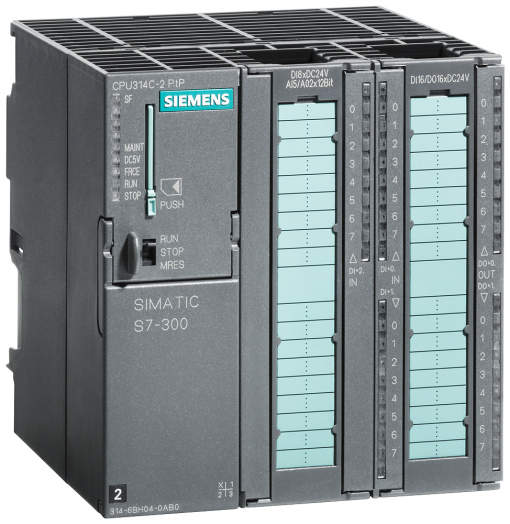 SIMATIC S7-300 CPU 314C-2 PtP 24DI  16DQ  5AI  2AQ, 192 KB