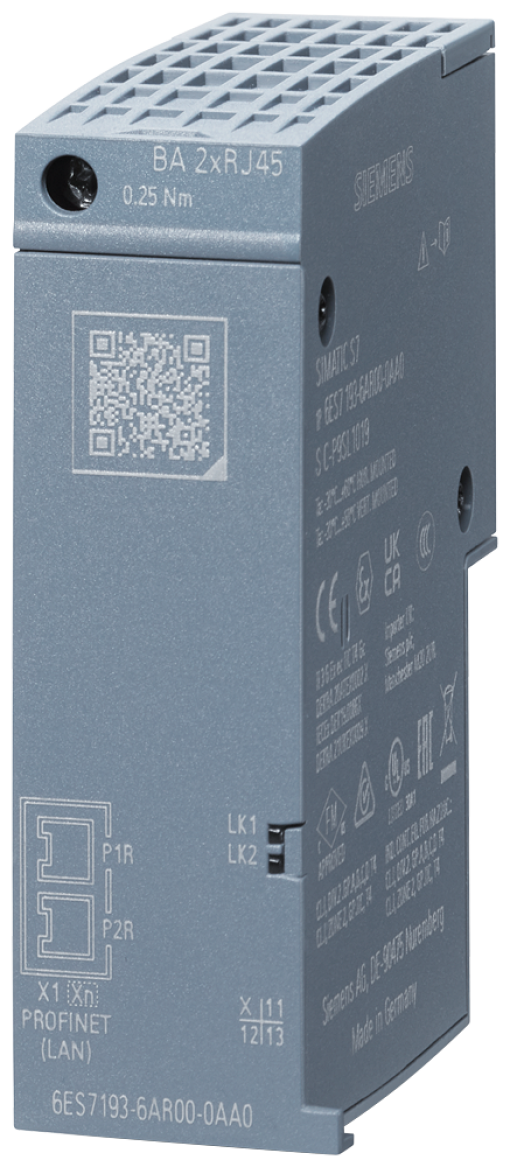 SIPLUS ET 200SP BusAdapter BA 2x RJ45