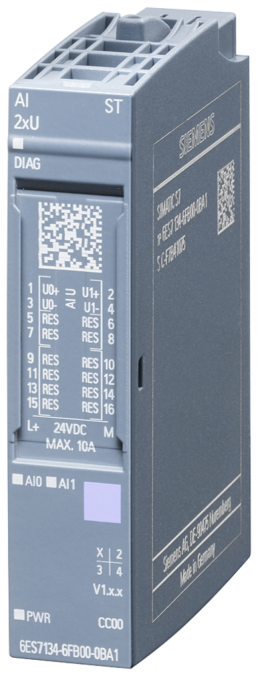 SIMATIC ET 200SP AI 2xU ST