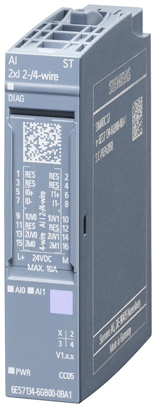 SIMATIC ET 200SP AI 2xI 2-4-wire ST