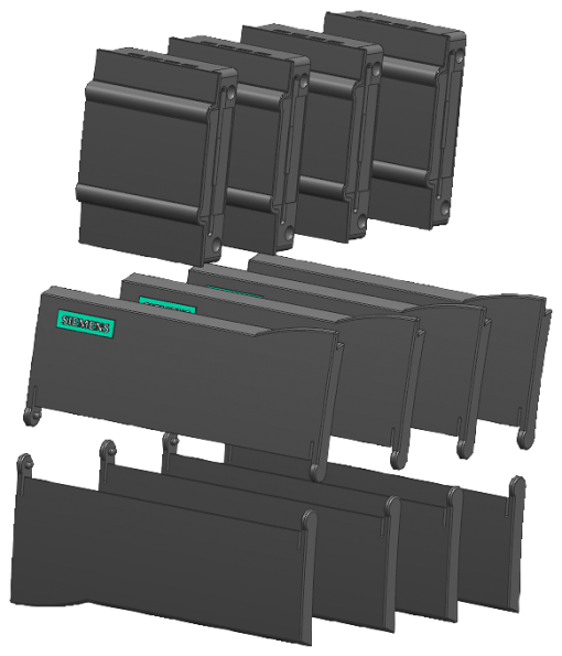 SIMATIC S7-1200 Front covers CPU 12111212 PU 4