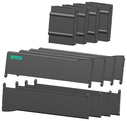 SIMATIC S7-1200 Front covers CPU 1215 PU 4