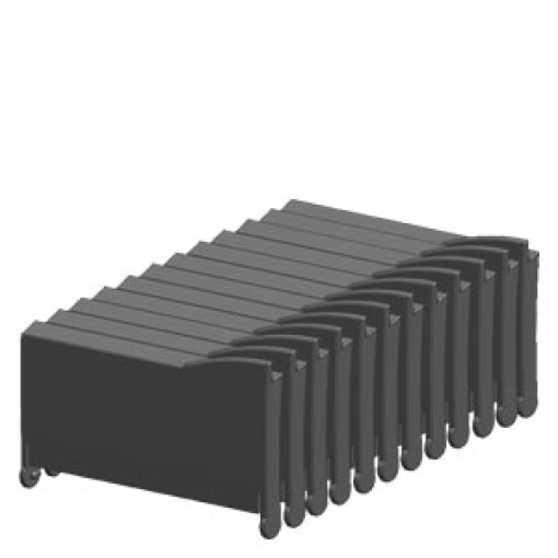 SIMATIC S7-1200 Front covers SM 70 mm PU 6