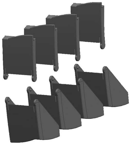 SIMATIC S7-1200 Front covers CM PU 4