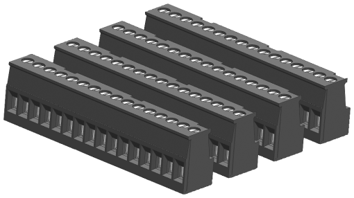 SIMATIC S7-1200 Tin-plated joint block 16 pins, screw PU 4