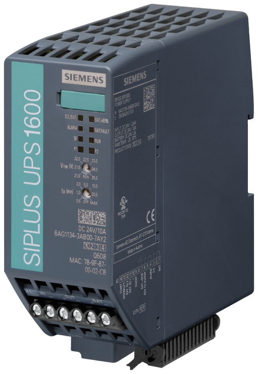 SIPLUS PS UPS1600 10A PN based on 6EP4134-3AB00-2AY0 with conformal coating, ...