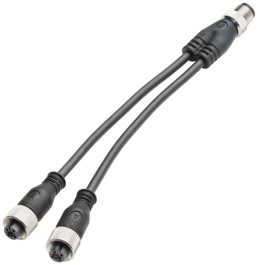 SIMATIC DP Y cable M12, 5-pole For ET 200 fail-safe distributed IO