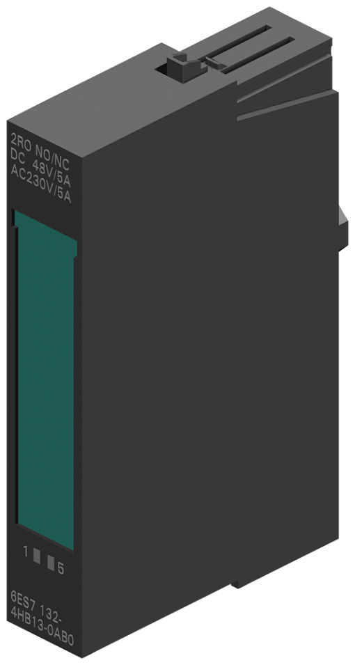 SIPLUS ET 200S 2RO NONC 24 ... 48 V DC24 ... 230 V AC5 A PU 5