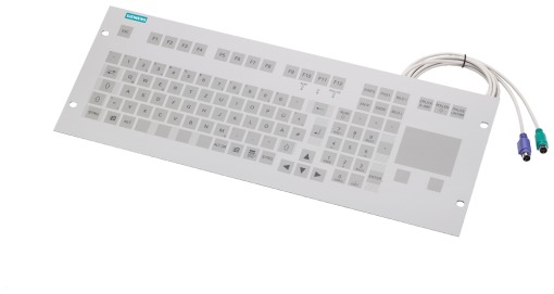 SIMATIC HMI PS2 built-in keyboard DEU With touchpad