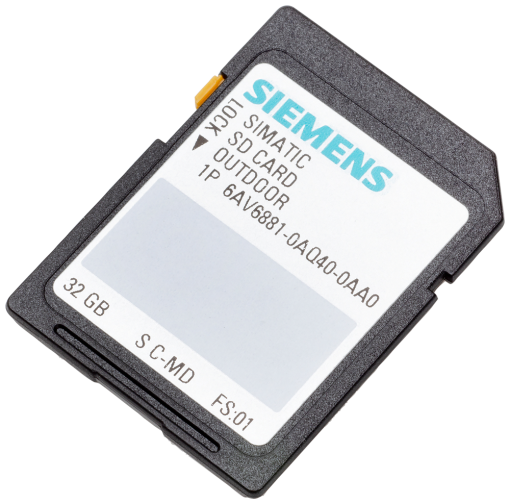 SIMATIC HMI SD memory card 32 GB, outdoor and indoor TIA Portal V16 or higher