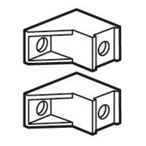 Suporte de Ligadores IP 2X para quadro XL³ 160