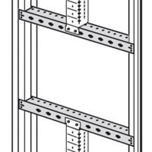 Jogo de 2 Travessas fixas XL³ 4000 para chassis parciais - comprimento 350 mm
