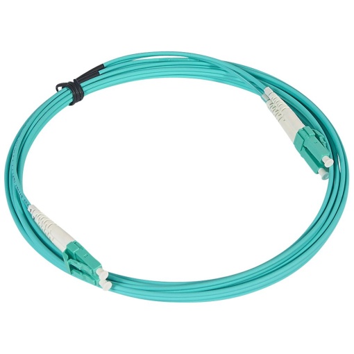 Cordões óticos multimodo OM4 50125 μm LCLC duplex - comprimento 3 m