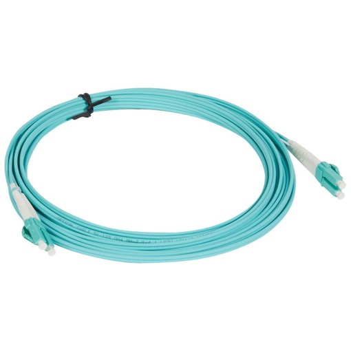 Cordões óticos multimodo OM4 50125 μm LCLC duplex - comprimento 5 m