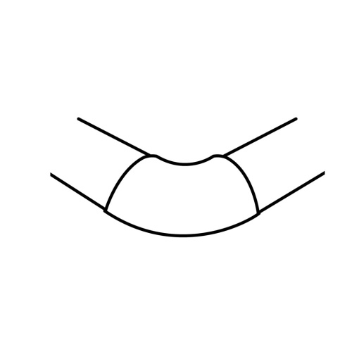 Ângulo plano para calha ref. 0 328 00