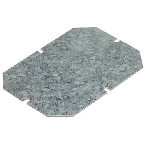 Placa de montagem metálica p caixas 270x170 mm - aço galvanizado esp.1510