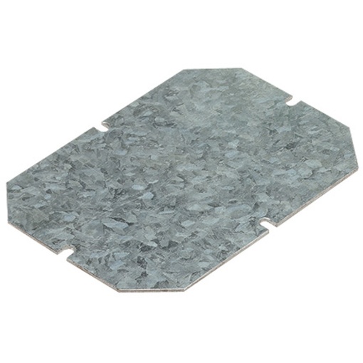 Placa de montagem metálica p caixas 310x240 mm - aço galvanizado esp.1510