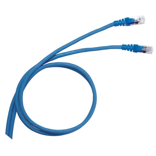 LCS3 - Cordões RJ 45 cat. 6 - FUTP impedância 100 Ω - PVC - azul - 3m