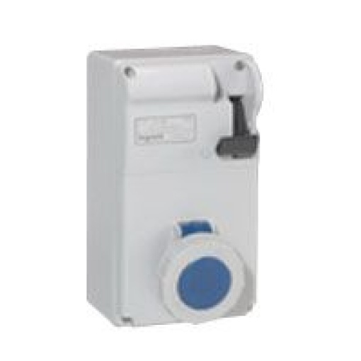 Caixas de tomadas P17- 125x220 mm - IP 55 - 200250V - 32 A - 2PT -Sem calha