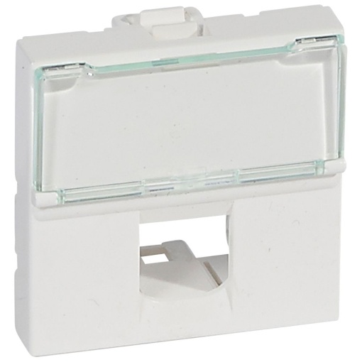 Mosaic - Adaptador para 1 conector Infra - 2 módulos - Branco