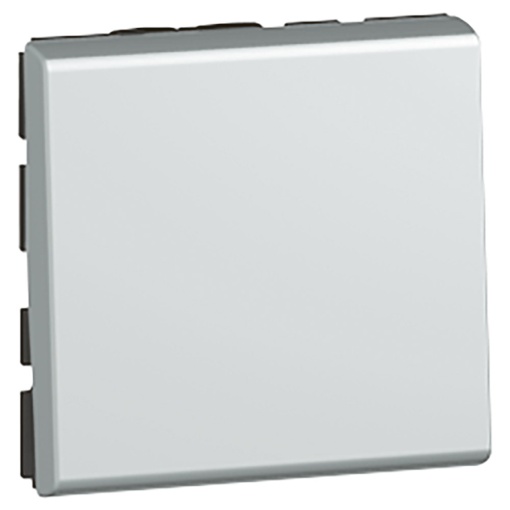 Mosaic - Inversor de grupo - 2 módulos - 10AX - 250V - alumínio