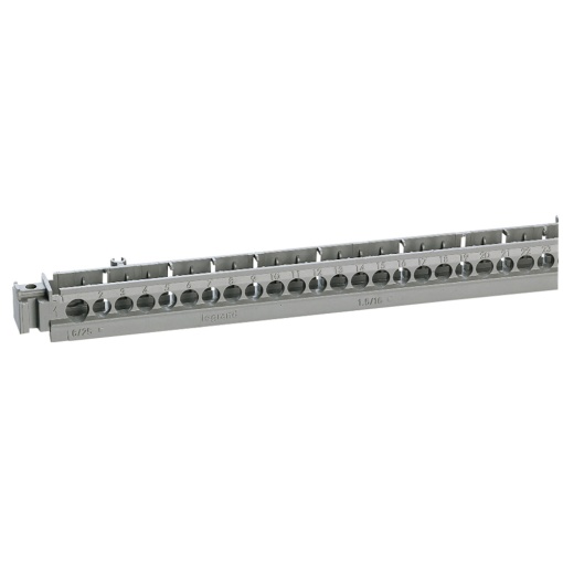 Suporte vazio para ligadores - 35 espaços 276mm para quadros Plexo3 12M
