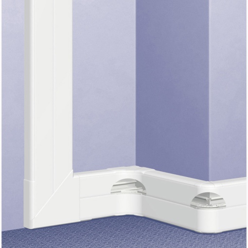 Calha DLP 150 x 50 mm - sem tampa - branco