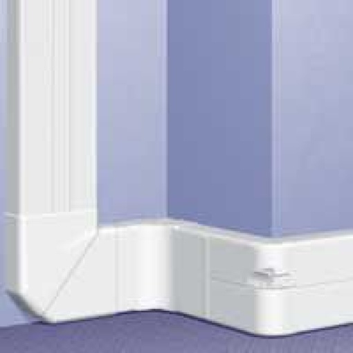 Calha DLP 220 x 65 mm - sem tampa - branco