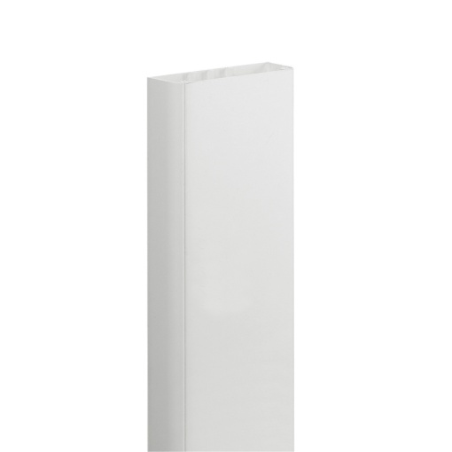 Calha DLP monobloco 1 compartimento 105x50mm  tampa flexível 85mm - 2m branco