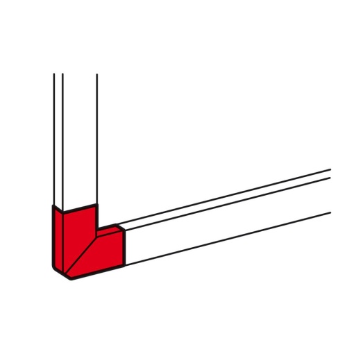 Calha DLP - Ângulo plano a 90 - 105 x 50 TP 85 - Branco