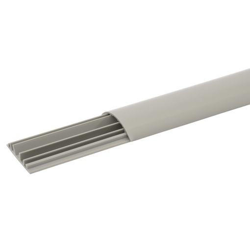Calha de passagem de chão PVC IK 08 - 2 M - 50X12 - Cinzento
