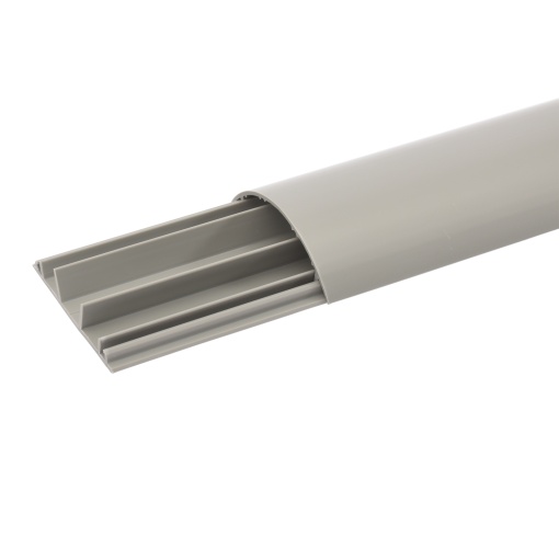 Calha de passagem de chão PVC IK 08 - 2 M - 75X18 - Cinzento